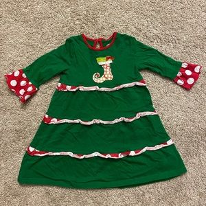 J. Khaki Girls Christmas Dress or Tunic Size 5
